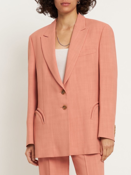 Blazé Milano: Teewa Blossom Tomboy blazer - Pink - women_1 | Luisa Via Roma