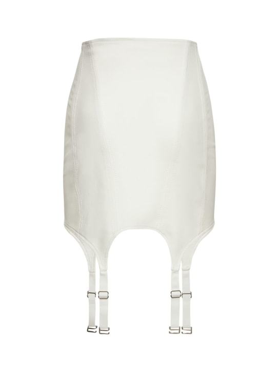 Dion Lee: Corset mini skirt - Ivory - women_1 | Luisa Via Roma