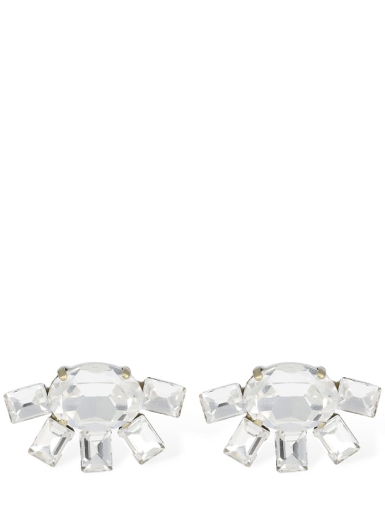 Yun Yun Sun: LVR Exclusive Isabel crystal earrings - Altın - women_0 | Luisa Via Roma