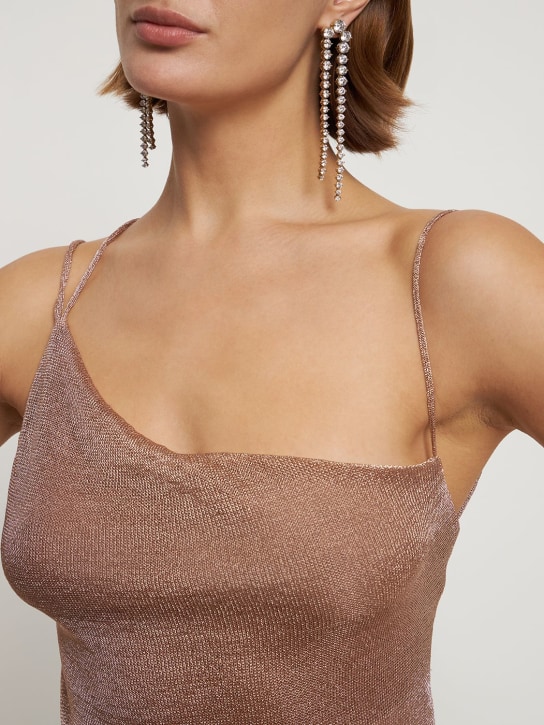 Yun Yun Sun: LVR Exclusive Raya crystal earrings - Gold - women_1 | Luisa Via Roma