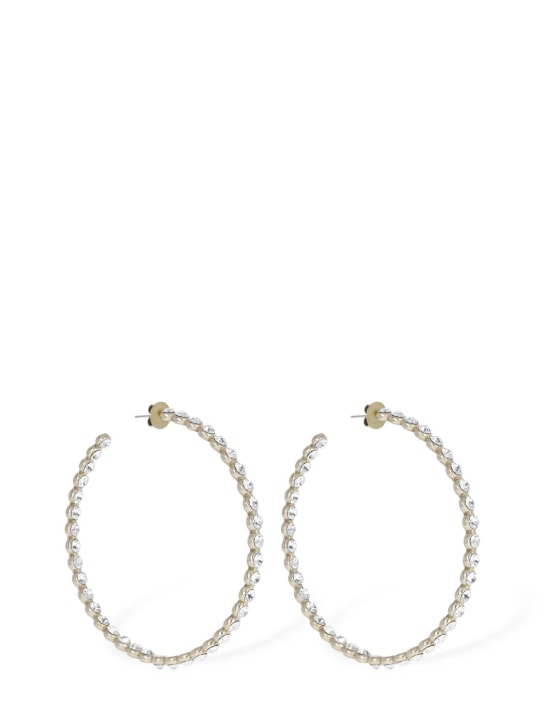 Yun Yun Sun: LVR Exclusive Vidia crystal earrings - Gold - women_0 | Luisa Via Roma