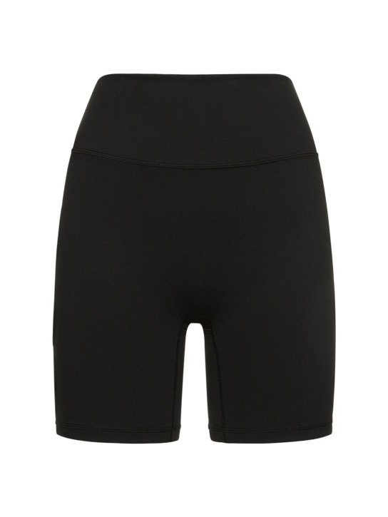 Weworewhat: Short cycliste ajouré taille haute - Noir - women_0 | Luisa Via Roma