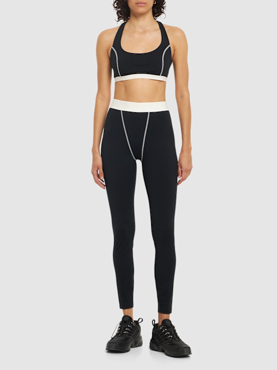 Weworewhat: Top Active Boxer in maglia - Nero - women_1 | Luisa Via Roma