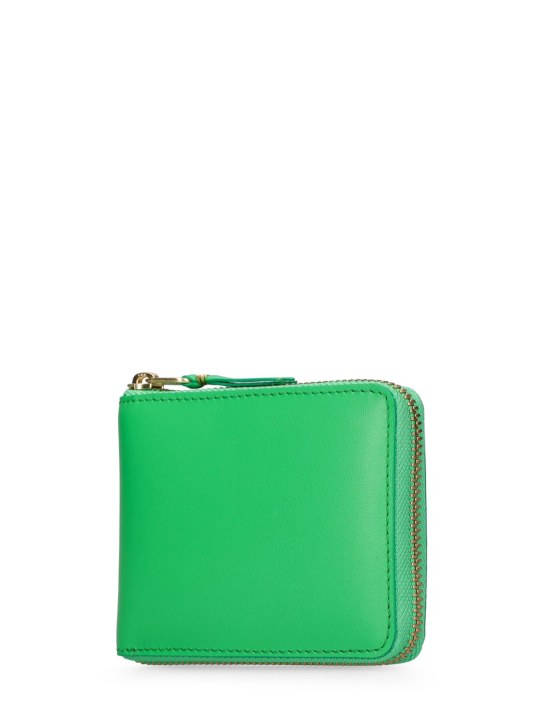 Comme des Garçons Wallet: Leather zip wallet - men_1 | Luisa Via Roma