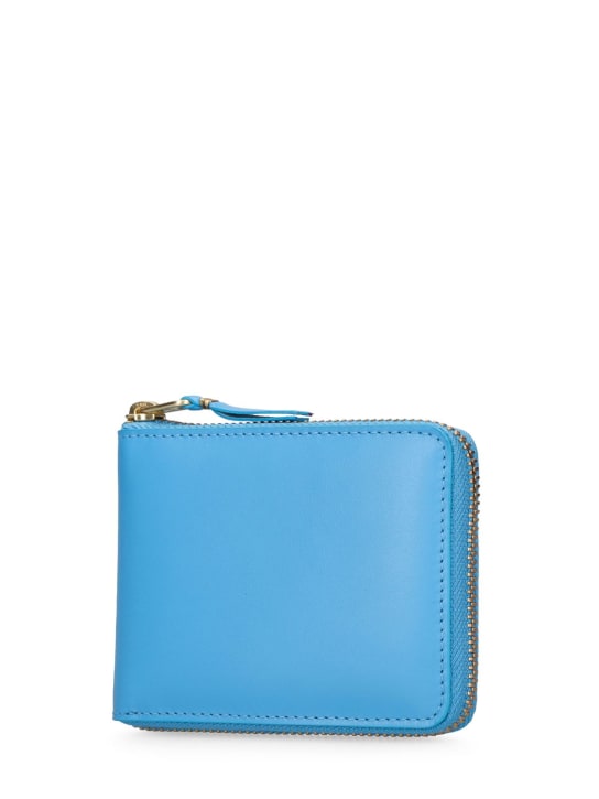 Comme des Garçons Wallet: Leather zip wallet - men_1 | Luisa Via Roma