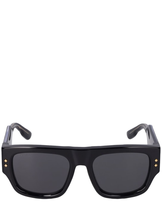 Gucci: GG1262S Man acetate sunglasses - Black/Grey - women_0 | Luisa Via Roma