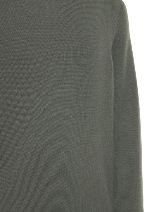 Tom Ford: Pull-over manches longues en cachemire - Gris - men_1 | Luisa Via Roma