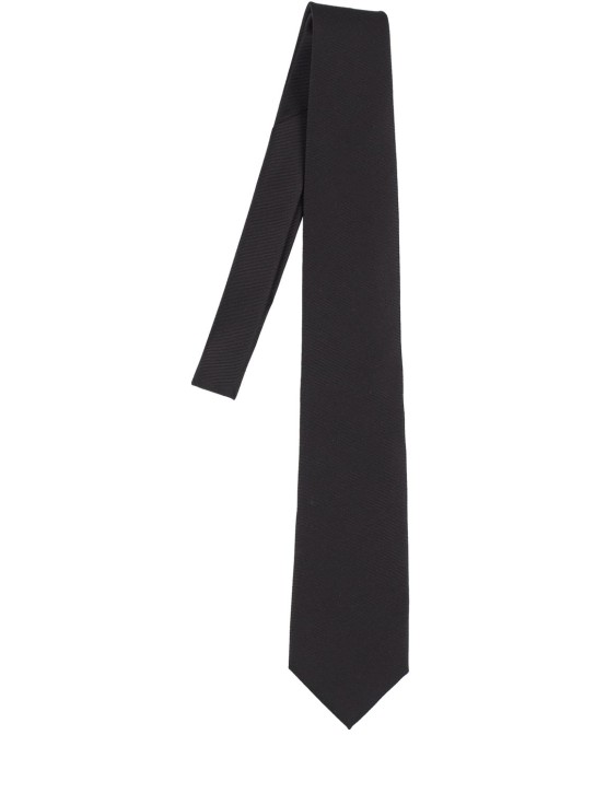 Tom Ford: 8cm Silk tie - men_0 | Luisa Via Roma