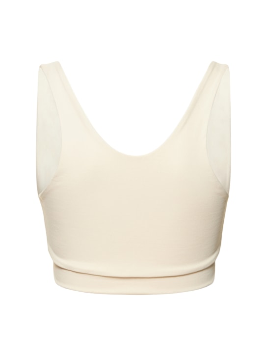 Live The Process: Sybil bra top - White/Beige - women_1 | Luisa Via Roma