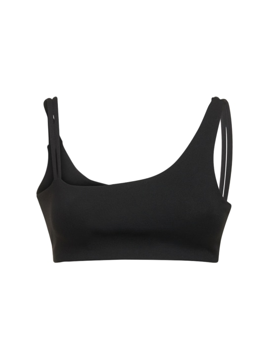 Live The Process: Crescent bra top - Black - women_0 | Luisa Via Roma