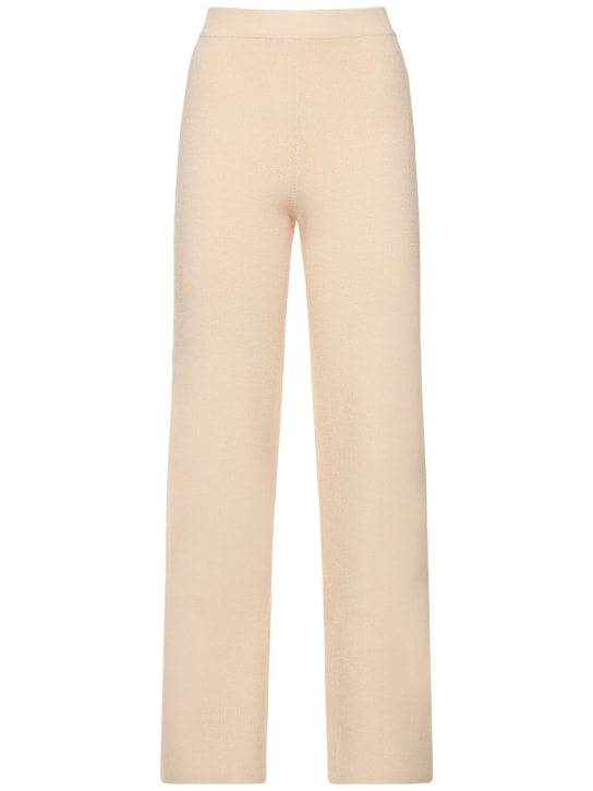 Live The Process: Hochtaillierte Jeans mit weitem Bein „Alba“ - Beige/Weiß - women_0 | Luisa Via Roma