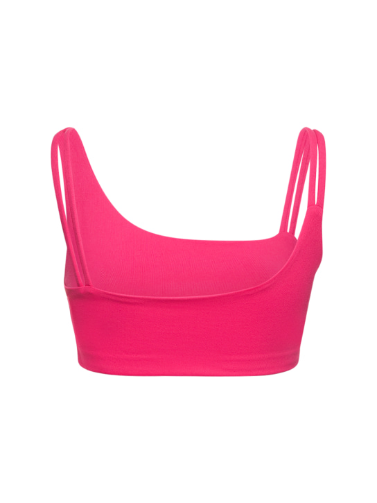 Live The Process: Crescent bra top - Fuchsia - women_1 | Luisa Via Roma