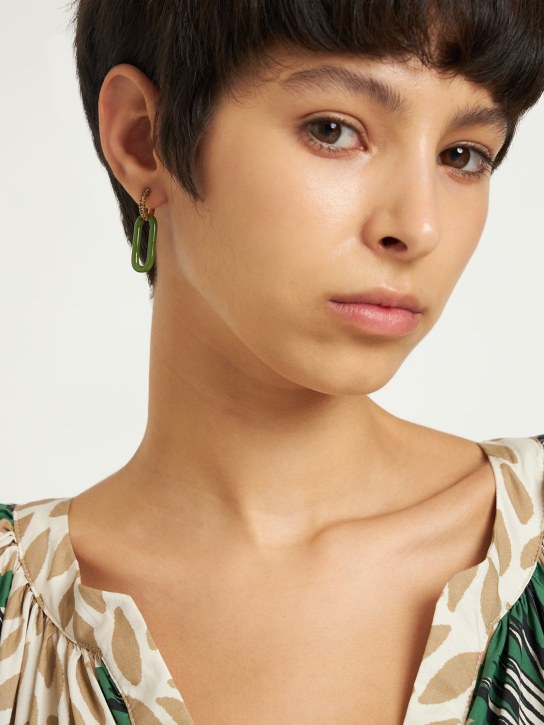 Tory Burch: Roxanne link earrings - women_1 | Luisa Via Roma