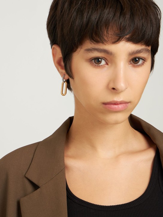 Tory Burch: Roxanne link earrings - women_1 | Luisa Via Roma