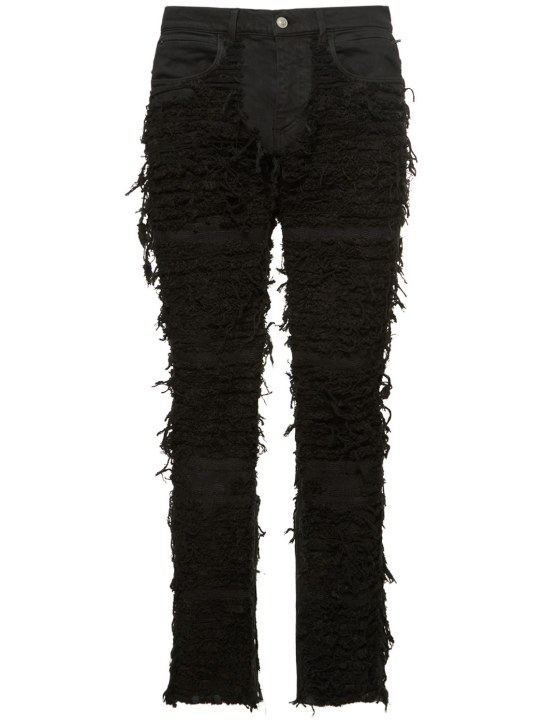 1017 Alyx 9sm: Jeans Blackmeans de denim de algodón - men_0 | Luisa Via Roma