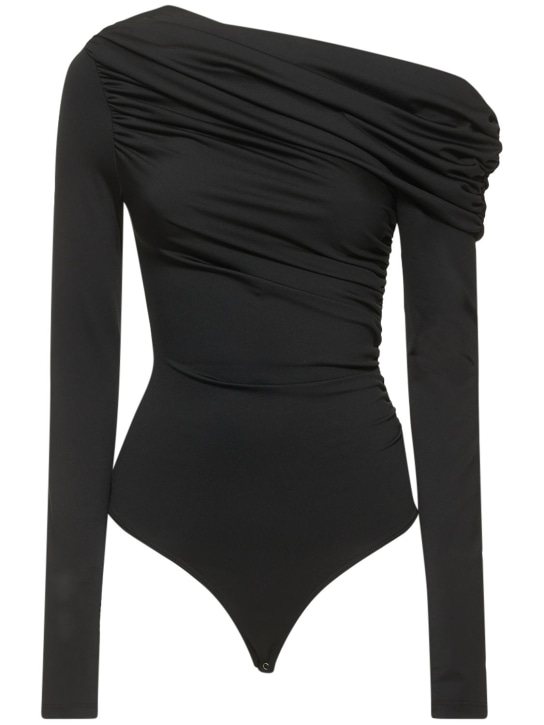 Agolde: Kira stretch jersey bodysuit - women_0 | Luisa Via Roma