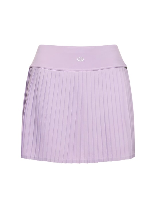 Goldbergh: Plissé skort - Lavender - women_0 | Luisa Via Roma