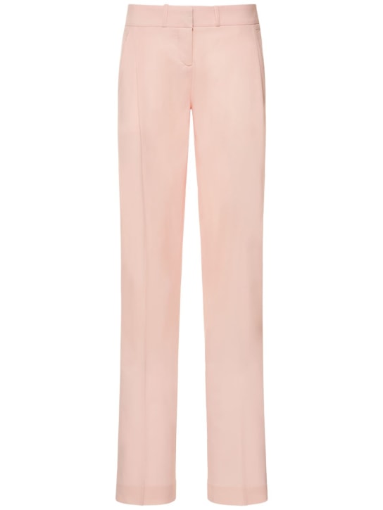 Coperni: ローライズテーラードルーズパンツ - ピンク - women_0 | Luisa Via Roma