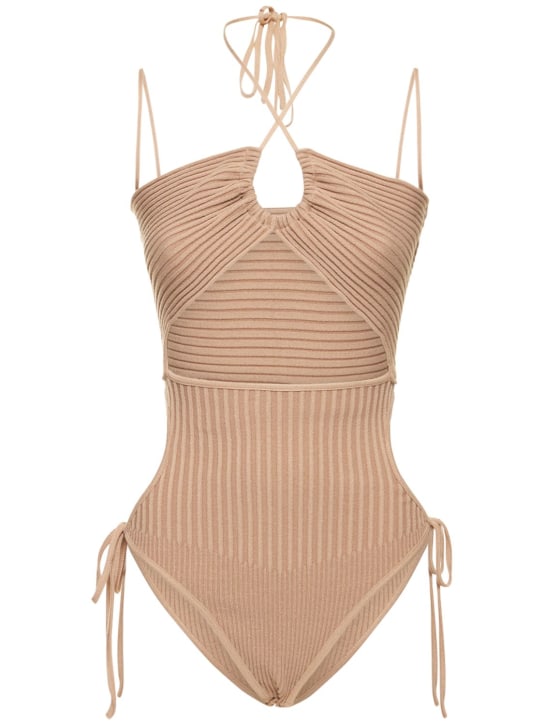 Andreadamo: BODY AUS VISKOSESTRICKRIPP - Nude 001 - women_0 | Luisa Via Roma