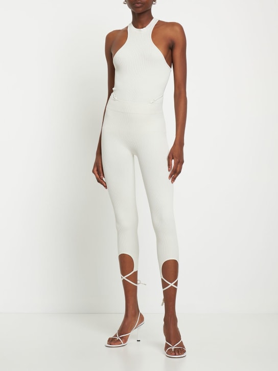 Andreadamo: ジャージーリブレギンス - アイボリー - women_1 | Luisa Via Roma