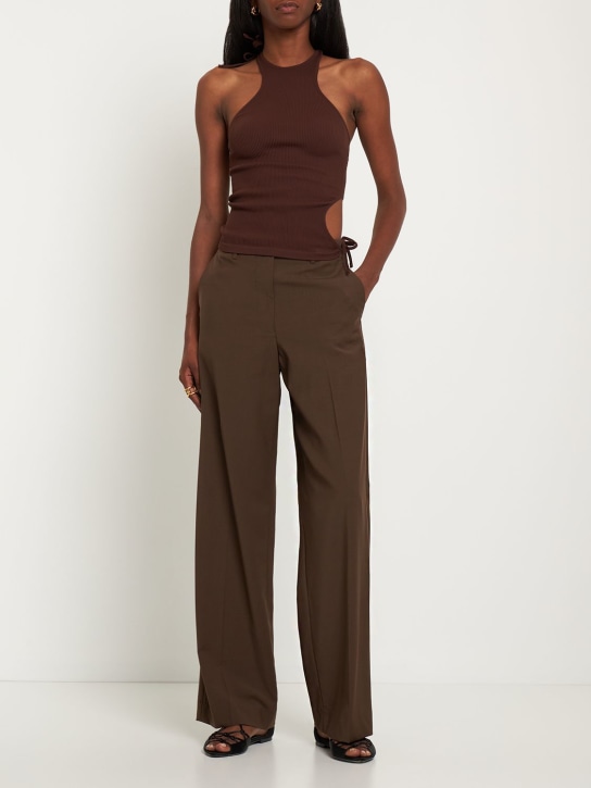 Andreadamo: 罗纹弹力背心 - Nude 003 - women_1 | Luisa Via Roma