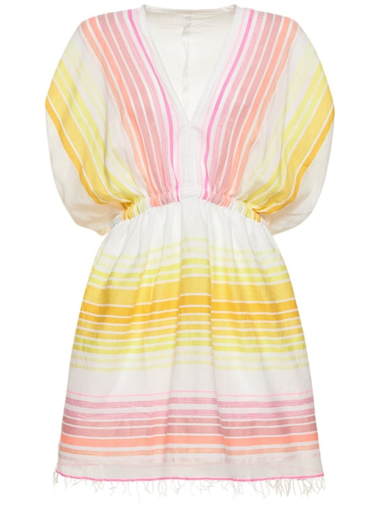 Lemlem: Minikleid aus Baumwolle „Jamila“ - Gelb/Multi - women_0 | Luisa Via Roma