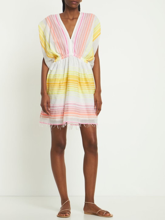 Lemlem: Minikleid aus Baumwolle „Jamila“ - Gelb/Multi - women_1 | Luisa Via Roma