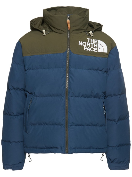 The North Face: Nuptse down jacket - Shady Blue - men_0 | Luisa Via Roma