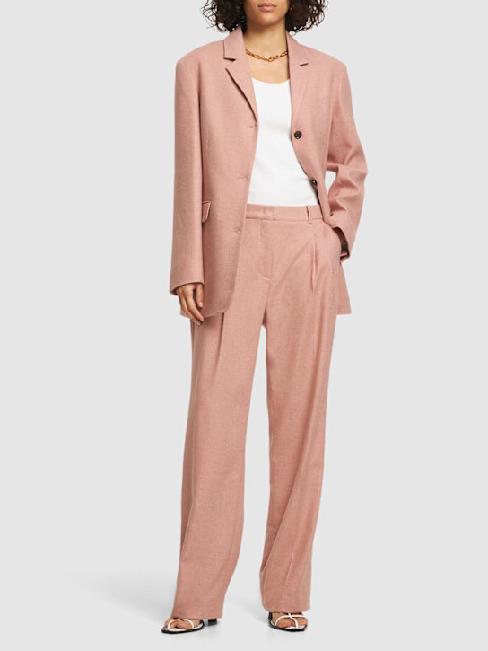 The Garment: Taranto viscose blend straight pants - Pink - women_1 | Luisa Via Roma