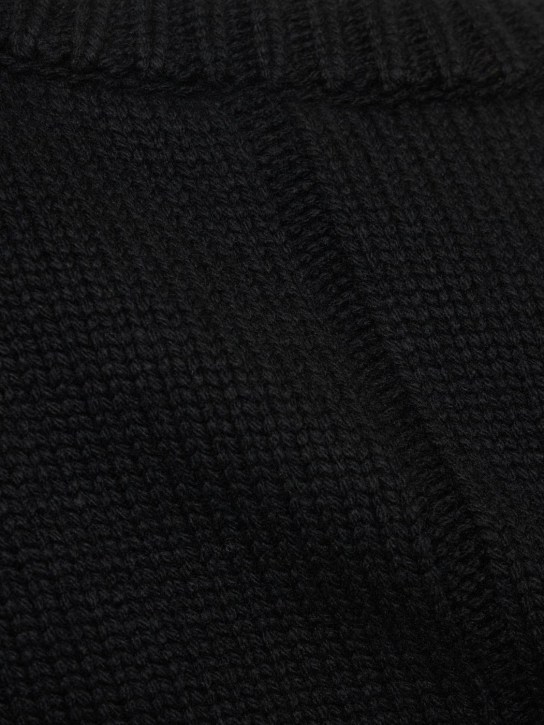 The Row: Suéter de punto de lana y cashmere - Negro - women_1 | Luisa Via Roma