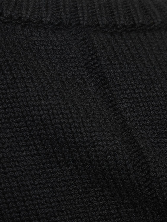 The Row: Ophelia wool & cashmere knit sweater - Black - women_3 | Luisa Via Roma
