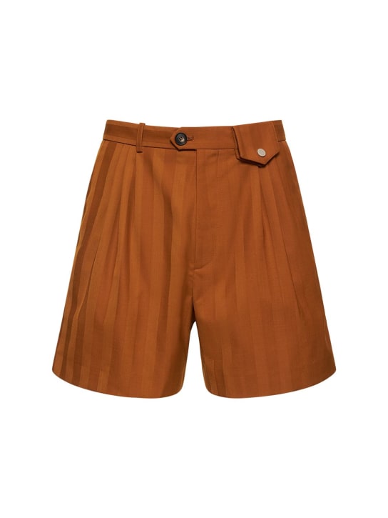 EGONlab: Shorts de lana - Naranja - men_0 | Luisa Via Roma