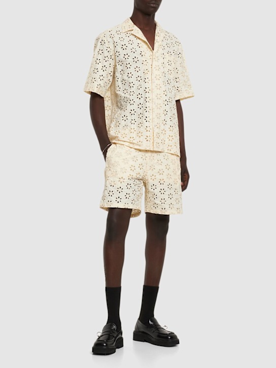 Elastic cotton shorts - Thumbnail 2