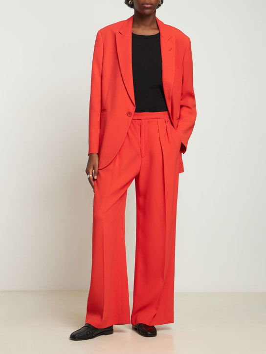 Envers satin mid waist wide pants - Thumbnail 2