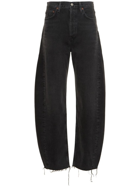 Agolde: Luna pieced cotton denim jeans - women_0 | Luisa Via Roma