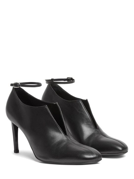 Peter Do: 75毫米皮革高跟鞋 - 黑色 - women_1 | Luisa Via Roma