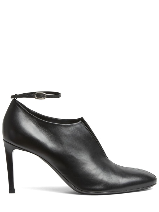 Peter Do: 75毫米皮革高跟鞋 - 黑色 - women_0 | Luisa Via Roma