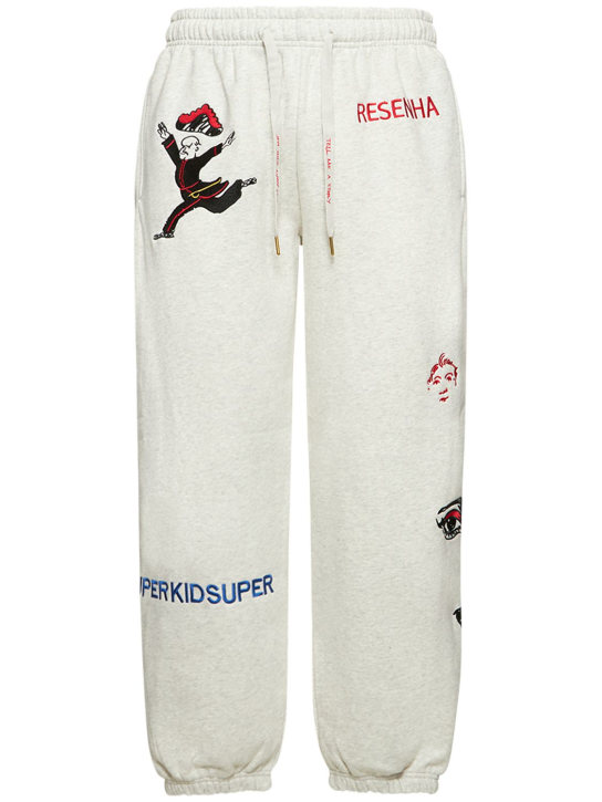 KidSuper Studios: Limeade Super sweatpants - men_0 | Luisa Via Roma