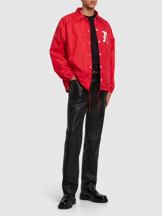 Nylon printed Saint jacket - Thumbnail 2