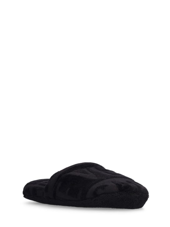 Versace: Zapatillas de baño Versace - Negro - men_1 | Luisa Via Roma