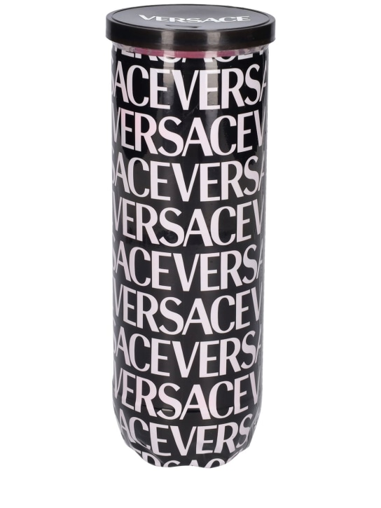 Versace: Tube de balles de tennis Versace - Fuxia-black - ecraft_1 | Luisa Via Roma