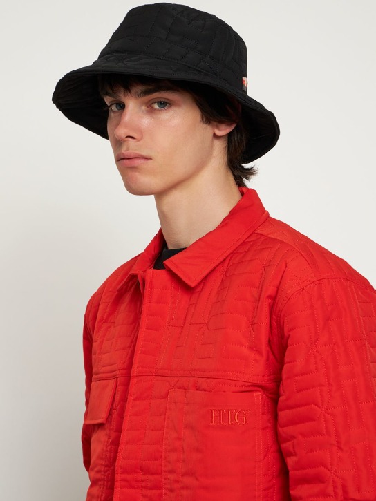 Honor the Gift: Quilted bucket hat - Black - men_1 | Luisa Via Roma