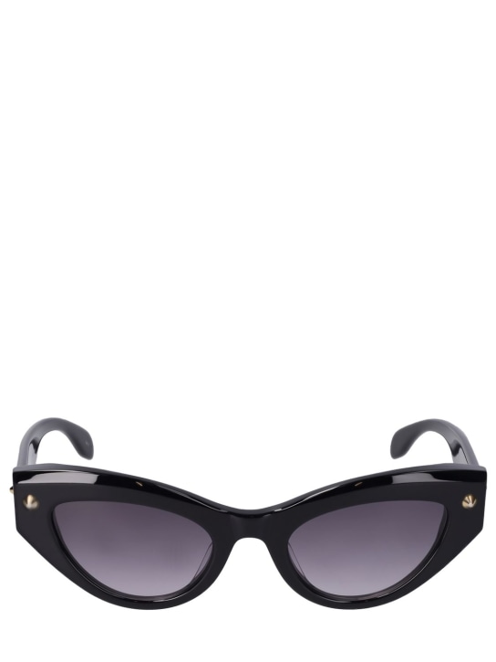 Alexander McQueen: AM0407S Studs acetate sunglasses - Black - women_0 | Luisa Via Roma