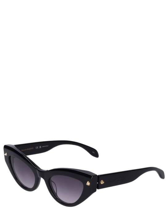 Alexander McQueen: AM0407S Studs acetate sunglasses - Black - women_1 | Luisa Via Roma