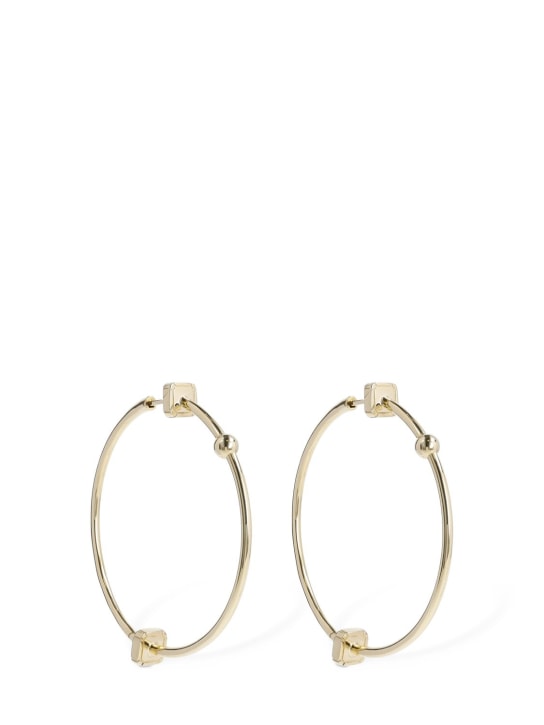 EÉRA: Ninety 18kt gold big hoop earrings - Gold - women_0 | Luisa Via Roma