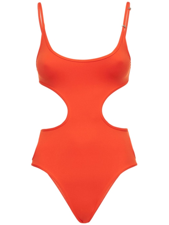 The Attico: Cut out one piece swimsuit - Orange - women_0 | Luisa Via Roma