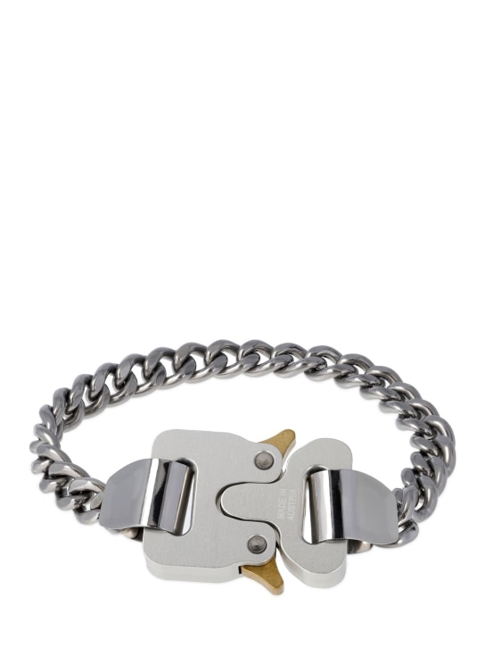 1017 Alyx 9sm: Buckle chain bracelet - Silver - women_0 | Luisa Via Roma
