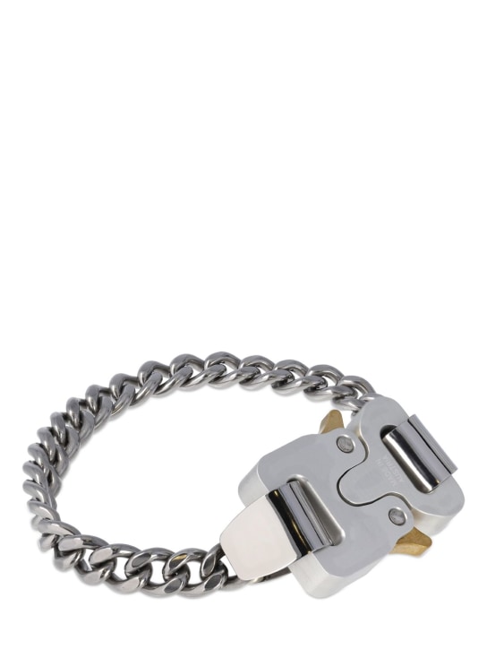 1017 Alyx 9sm: Buckle chain bracelet - Gümüş - women_1 | Luisa Via Roma