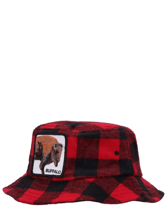 Goorin Bros: Cappello bucket Extra Buff in flanella - Rosso/Multi - men_1 | Luisa Via Roma