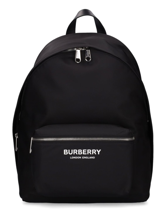 Burberry: Jett nylon backpack - men_0 | Luisa Via Roma
